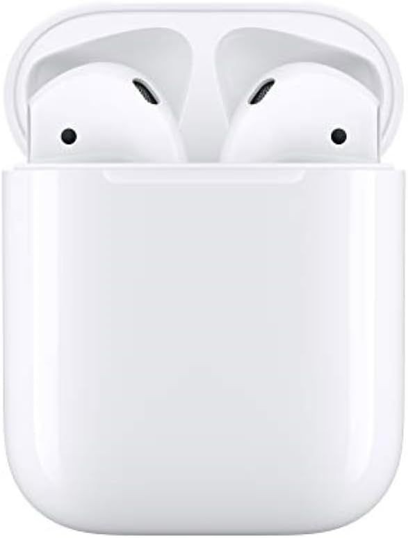 Latest Apple AirPods, Wireless Ear Buds, Bluetooth Headphones with Lightning Charging Case Included, iPhone, Apple